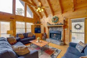 Smoky Mountains Cabin with Hot Tub, Deck and Views!